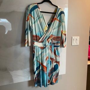 Catherine Malandrino draped jersey dress